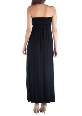 Women's Strapless Maxi Dress