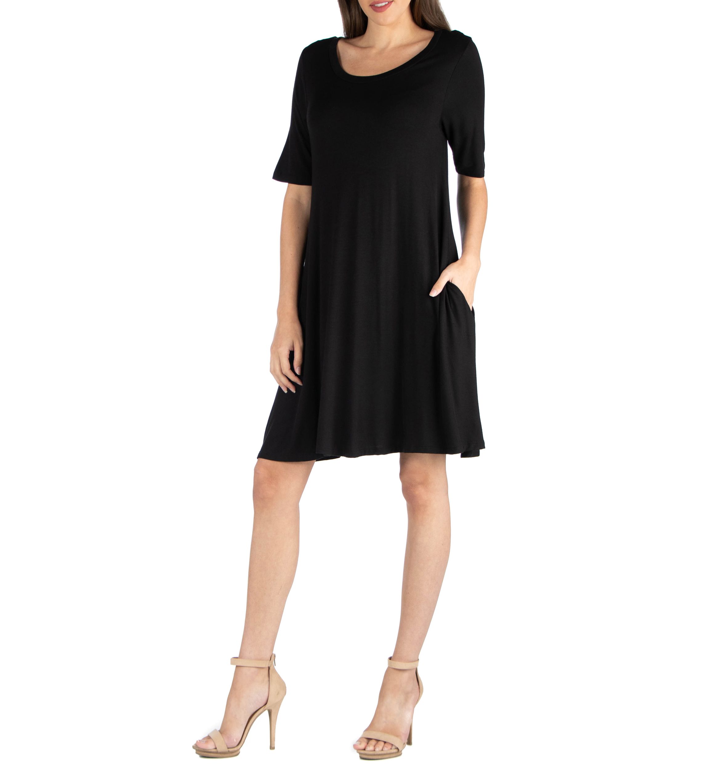 Womens T-Shirt Dress with Pockets