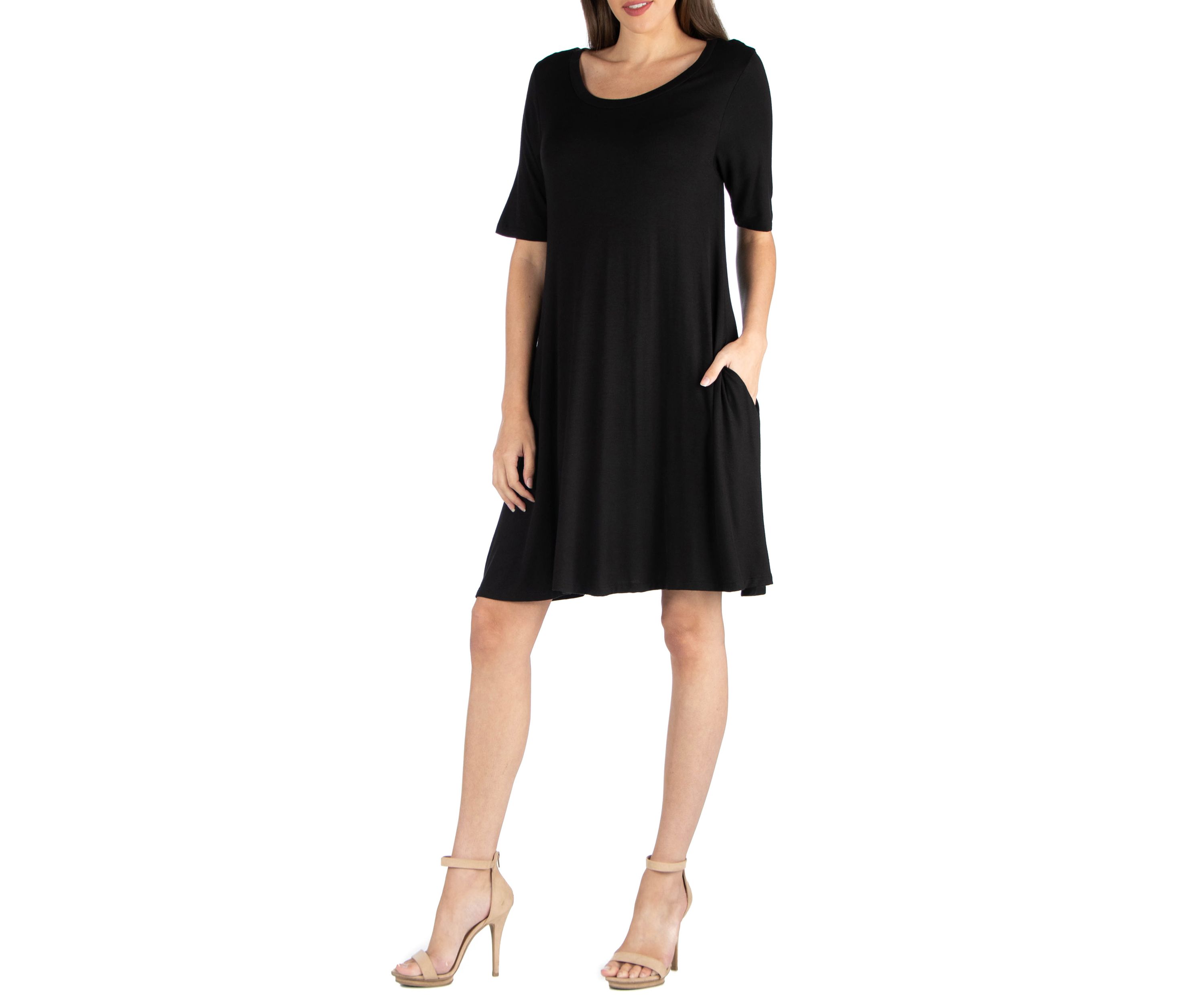 Womens T-Shirt Dress with Pockets