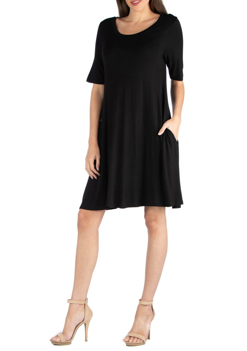 Womens T-Shirt Dress with Pockets