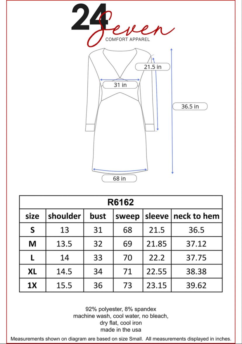 Womens Collared V-Neck 3/4 Sleeve Wrap Dress