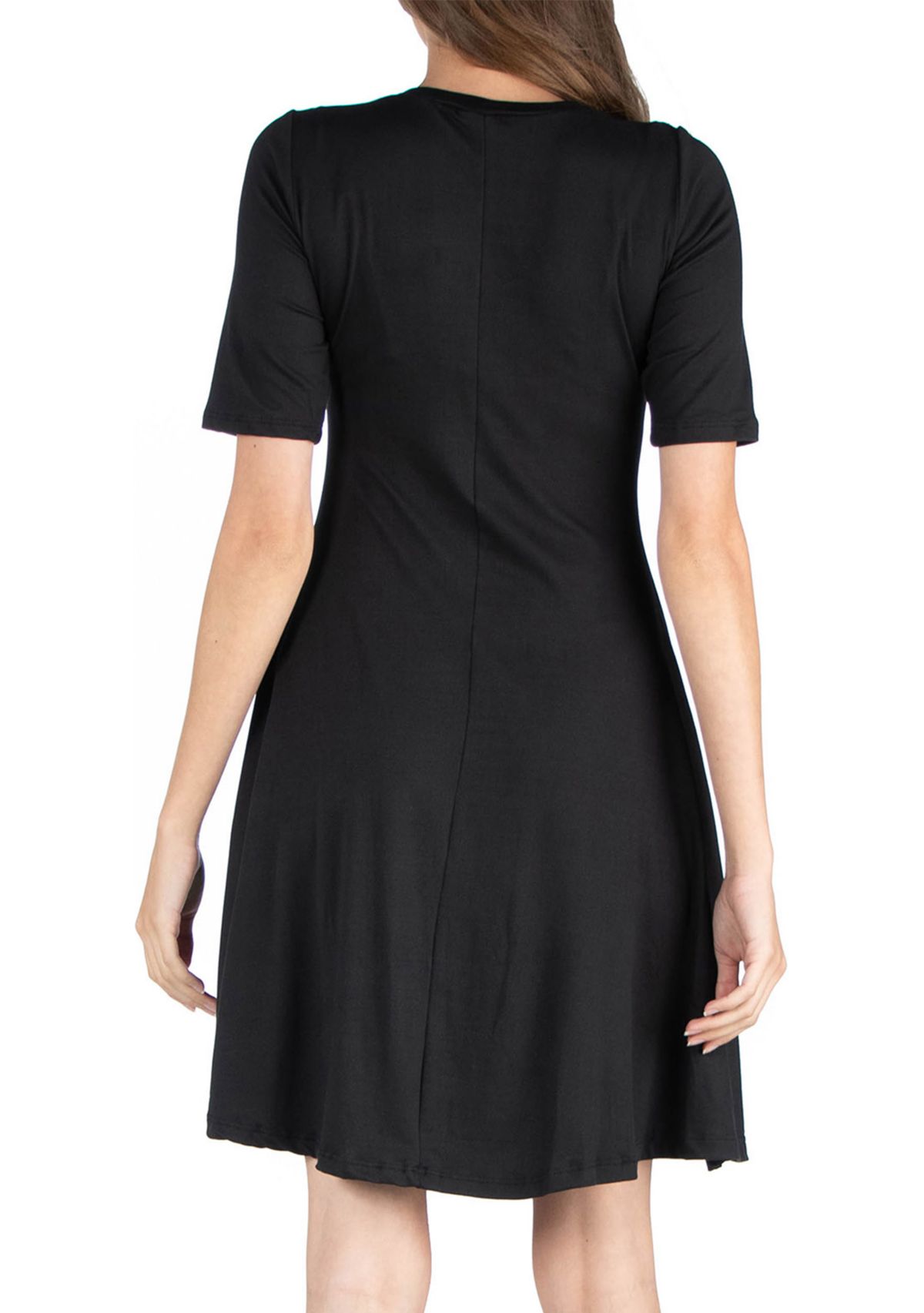 Womens A-Line Knee Length Dress
