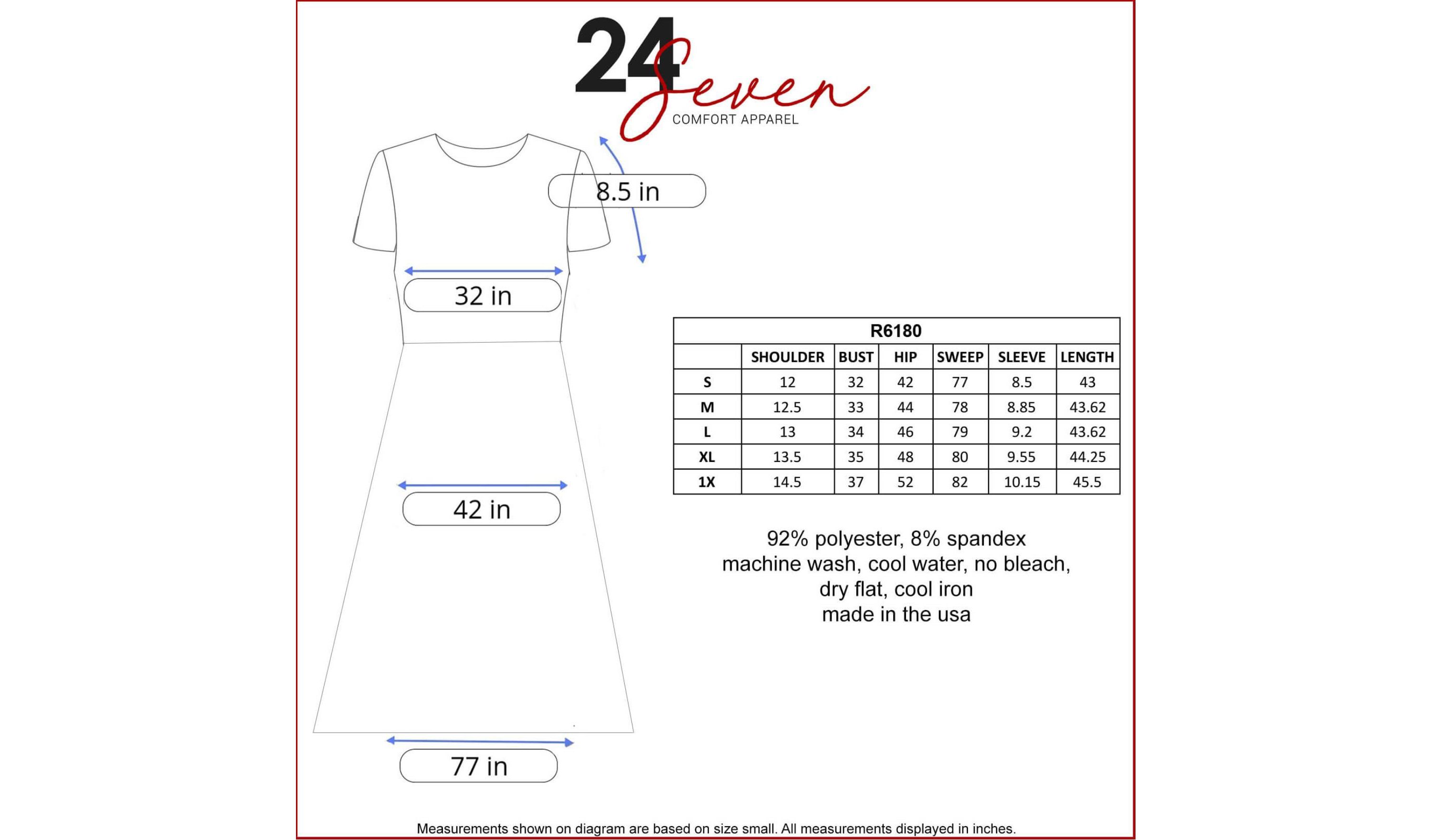 Midi Dress with Short Sleeves and Pocket Detail