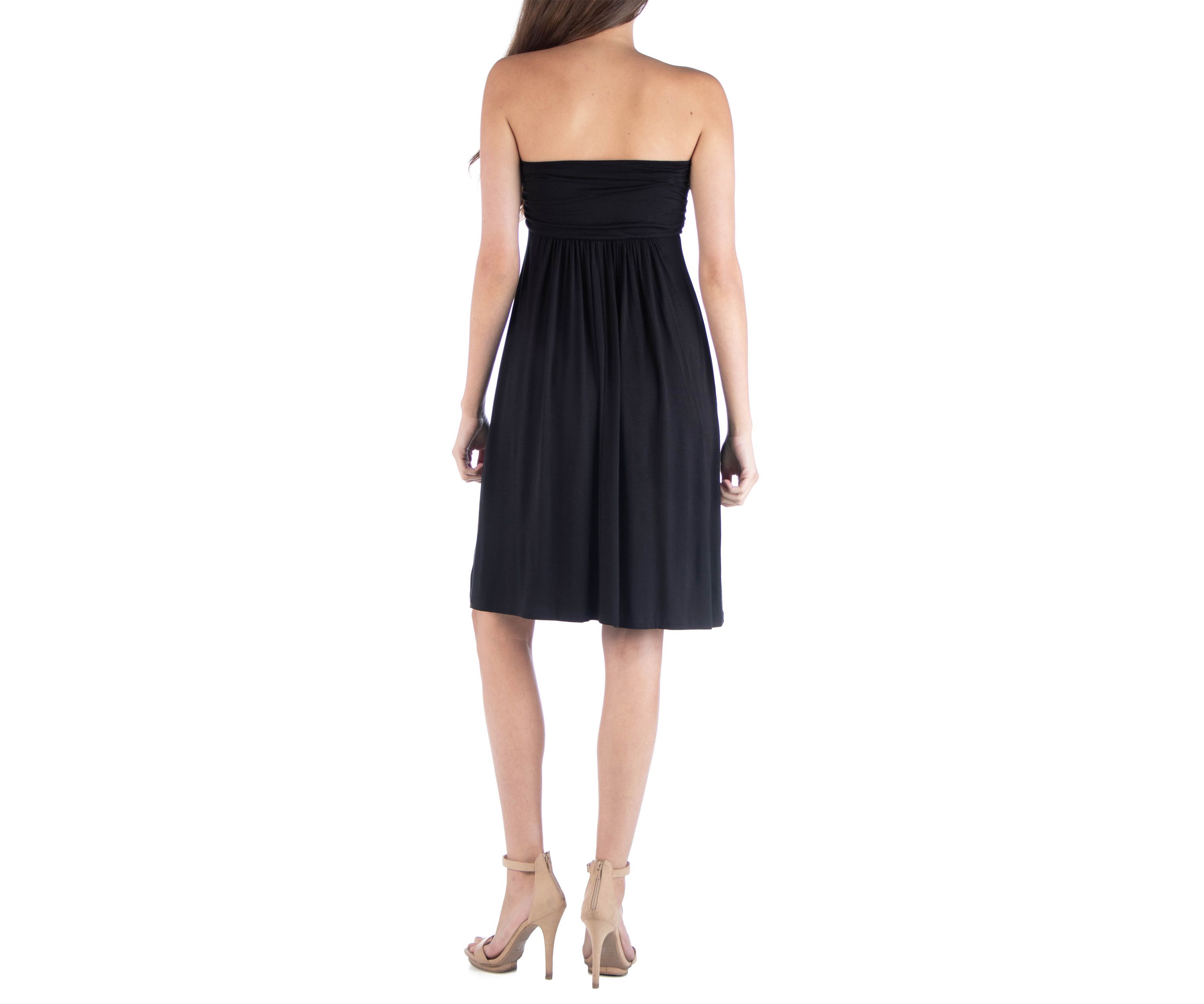 Womens Strapless Mini Dress