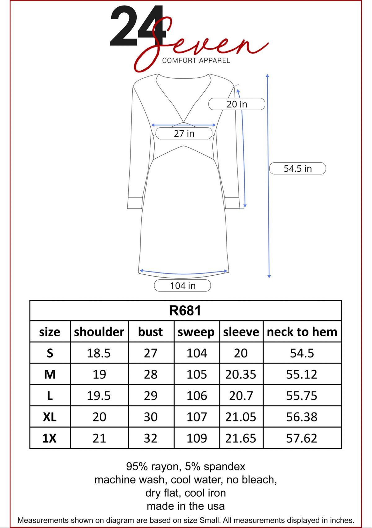 Womens V-Neck Long Sleeve Maxi Dress