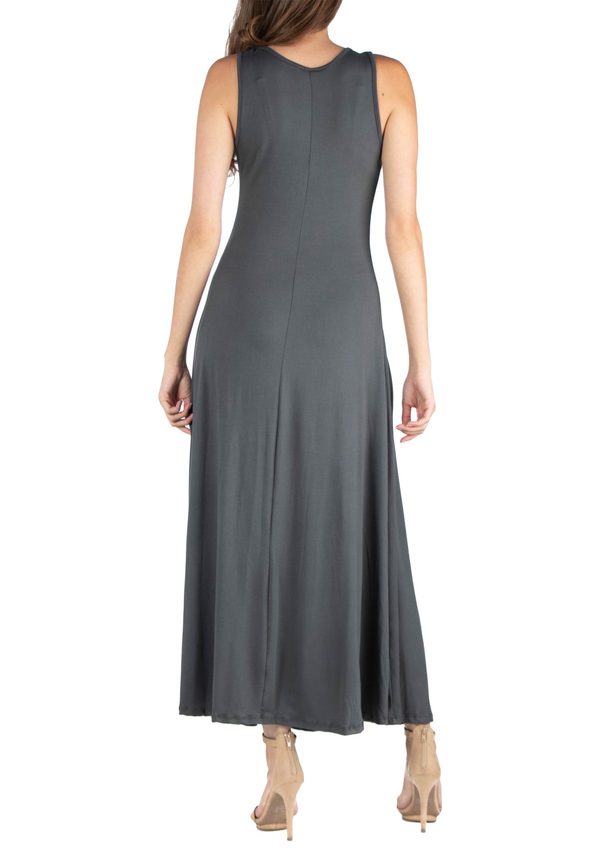 Womens Slim Fit A Line Maxi Dress