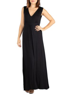 Sleeveless Empire Waist Maxi Dress