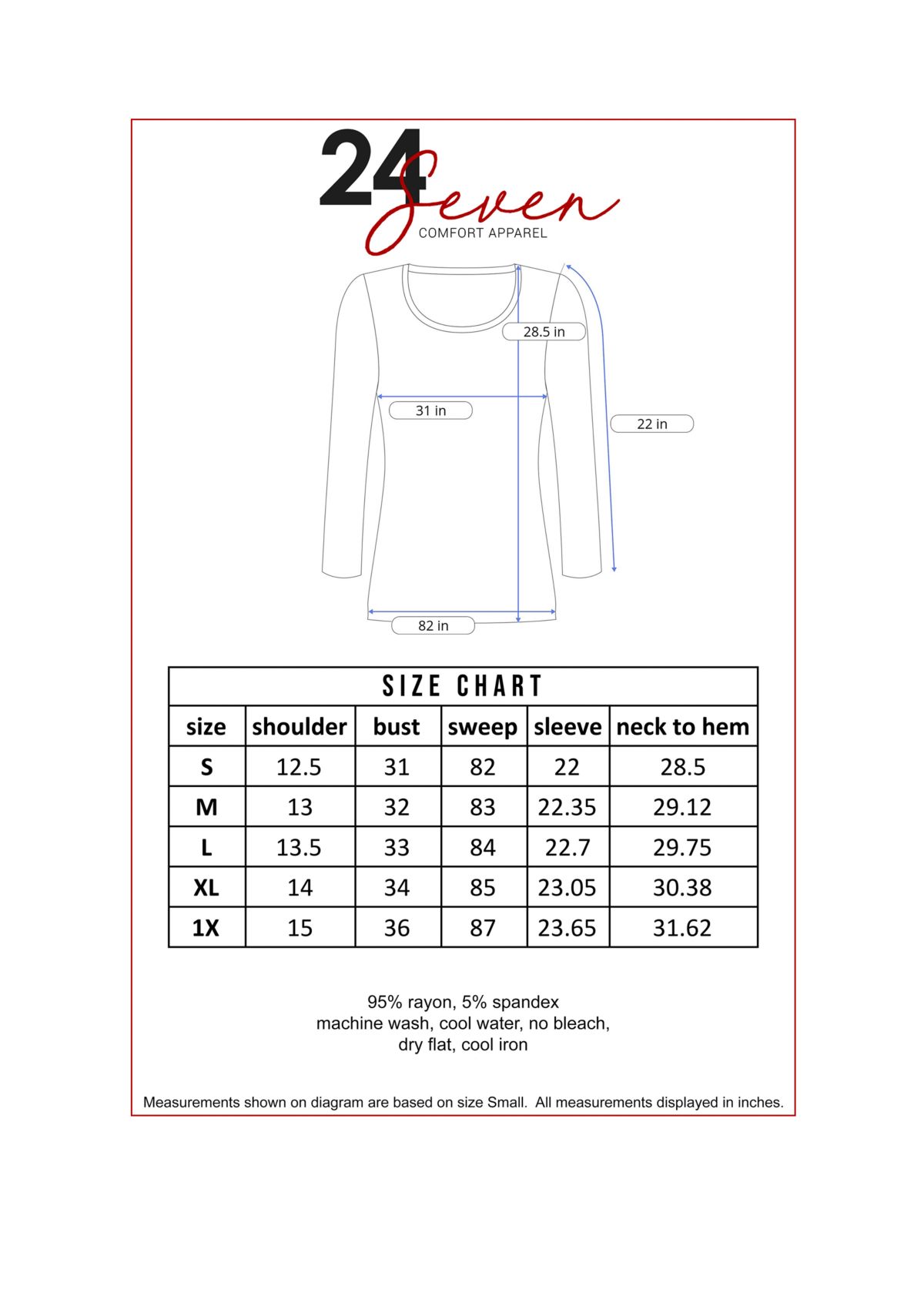 Womens Long Sleeve Solid Color Swing Style Flared Tunic Top