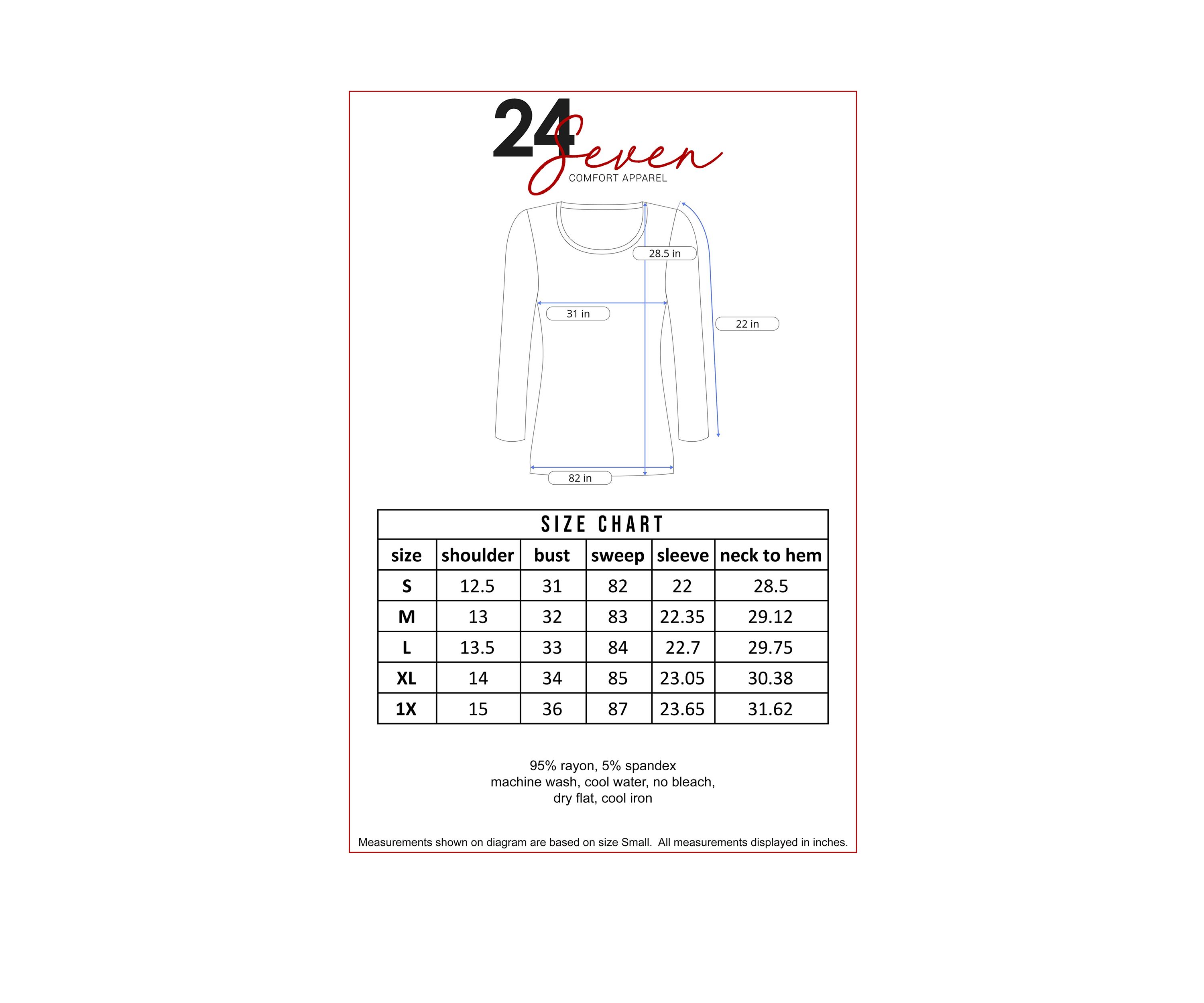 Womens Long Sleeve Solid Color Swing Style Flared Tunic Top