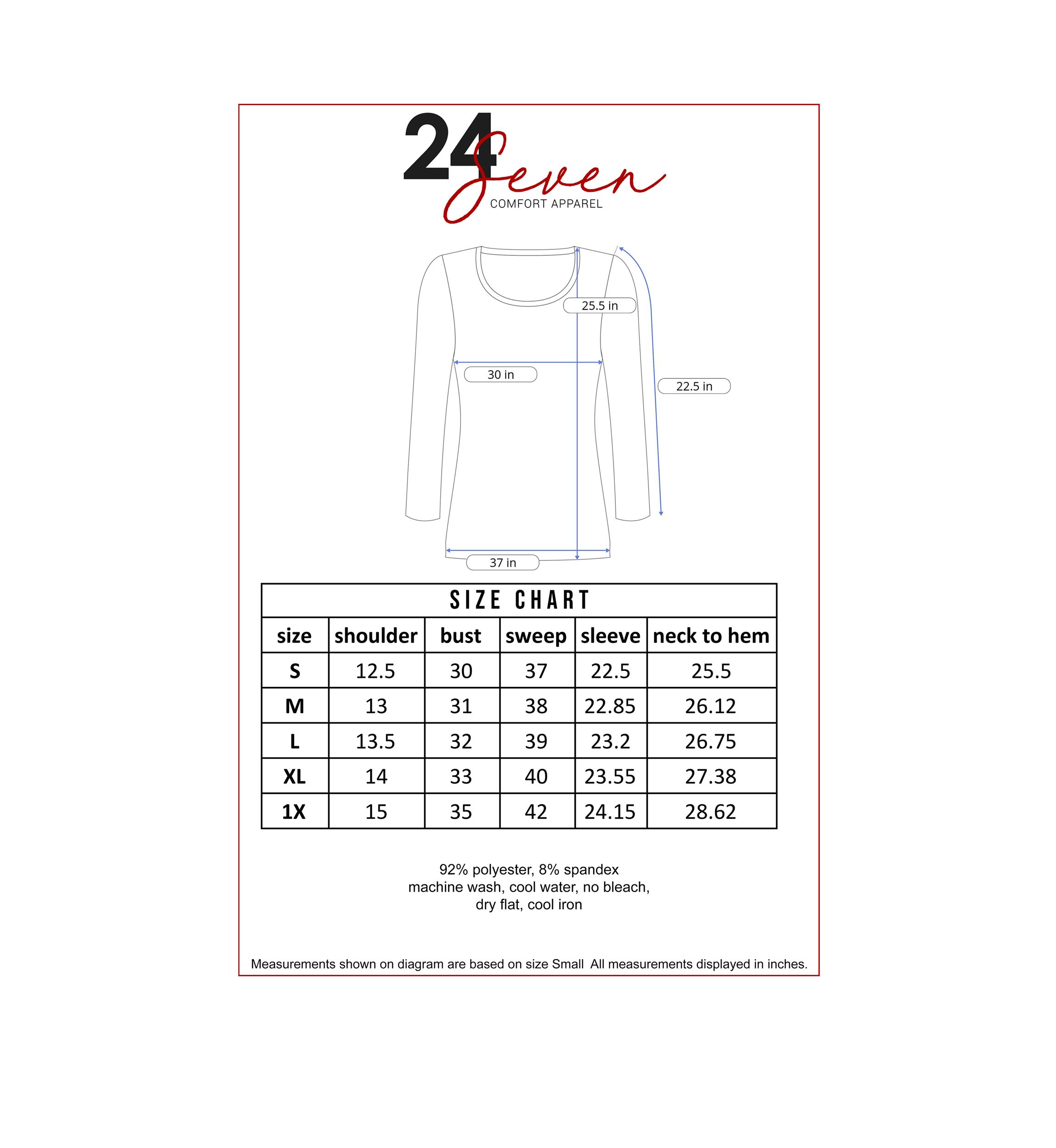 Womens Scoop Neck Long Sleeve Solid Color T-Shirt