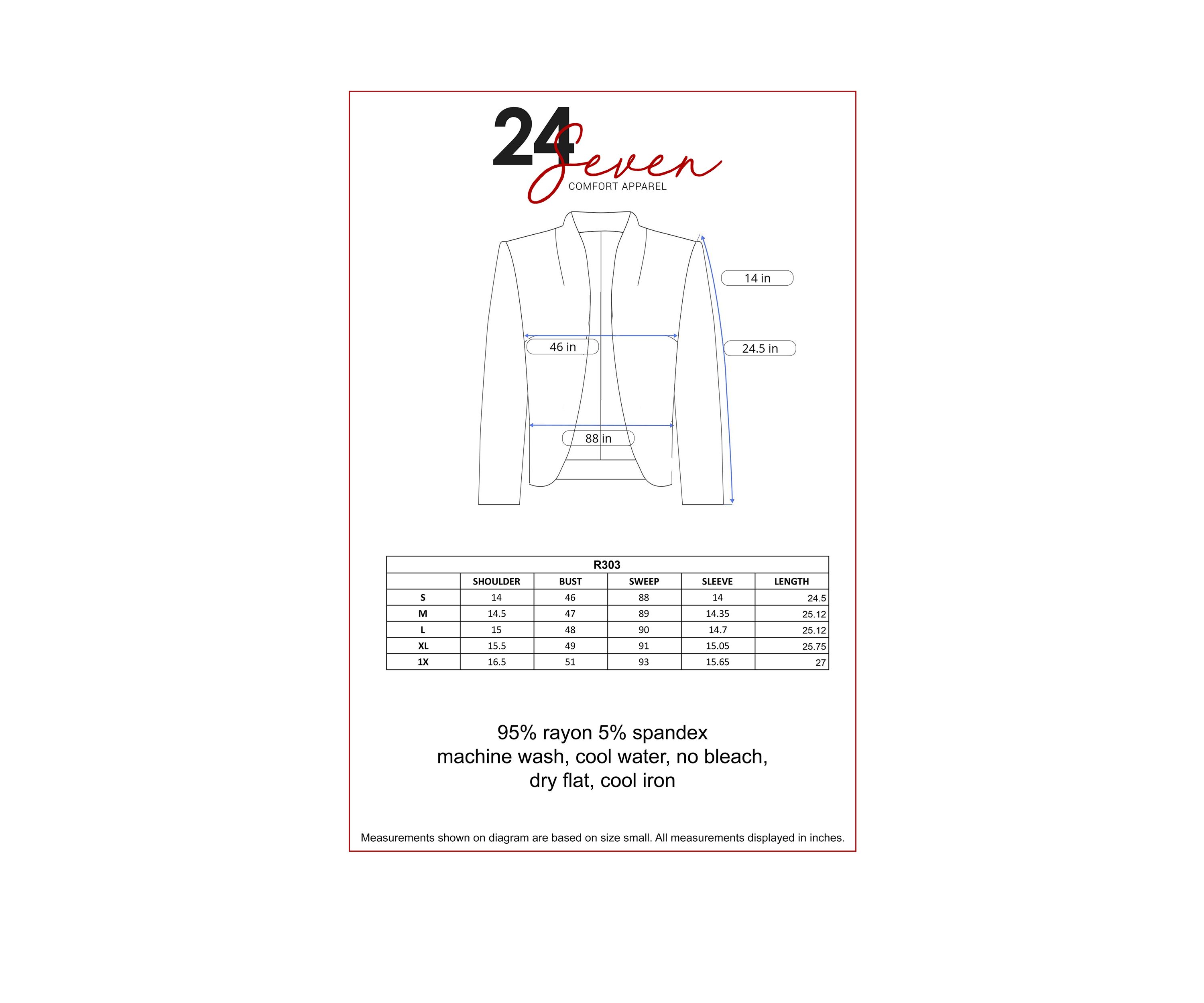Womens Elbow Length Sleeve Open Cardigan