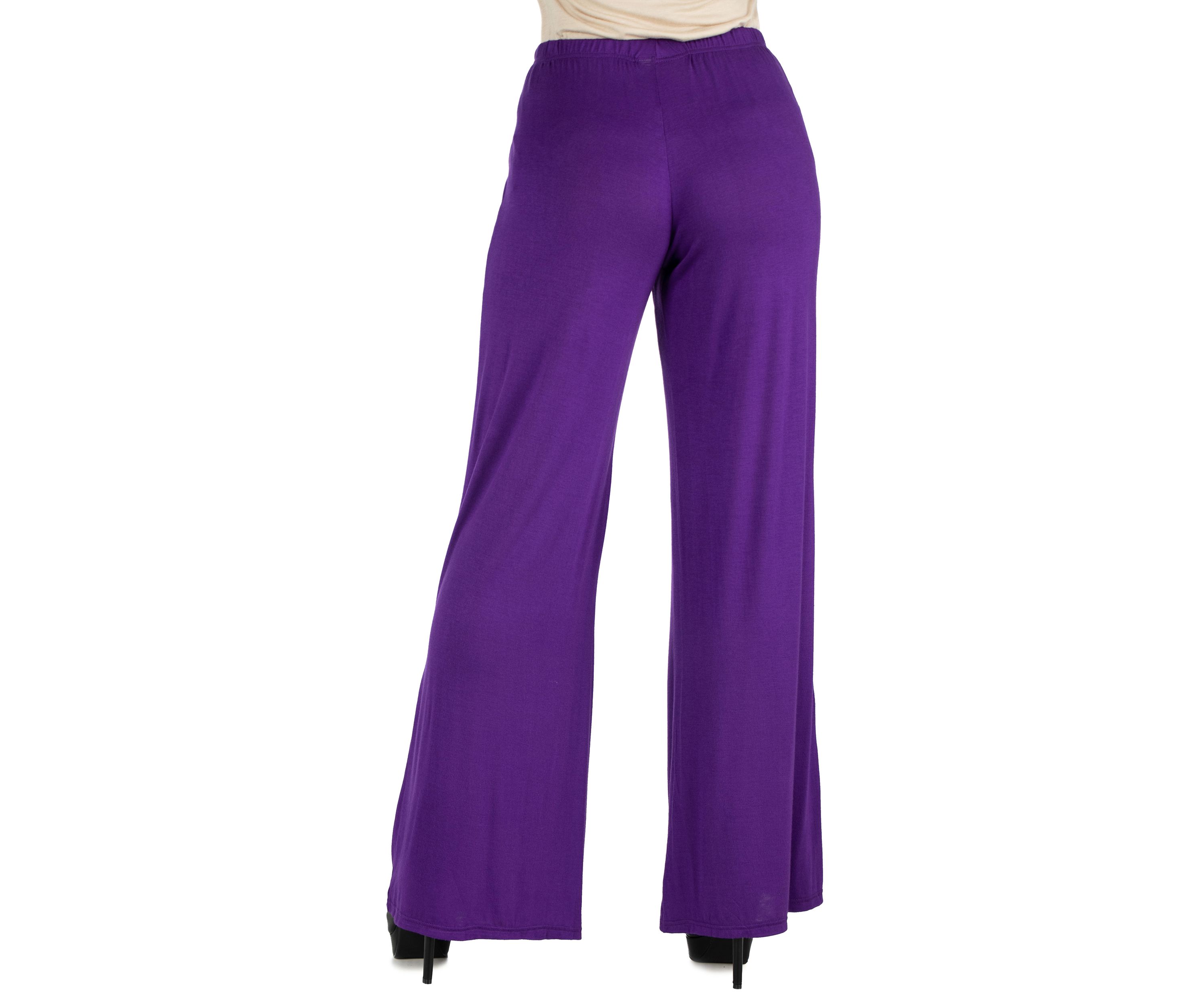 Womens Comfortable Solid Color Palazzo Pants