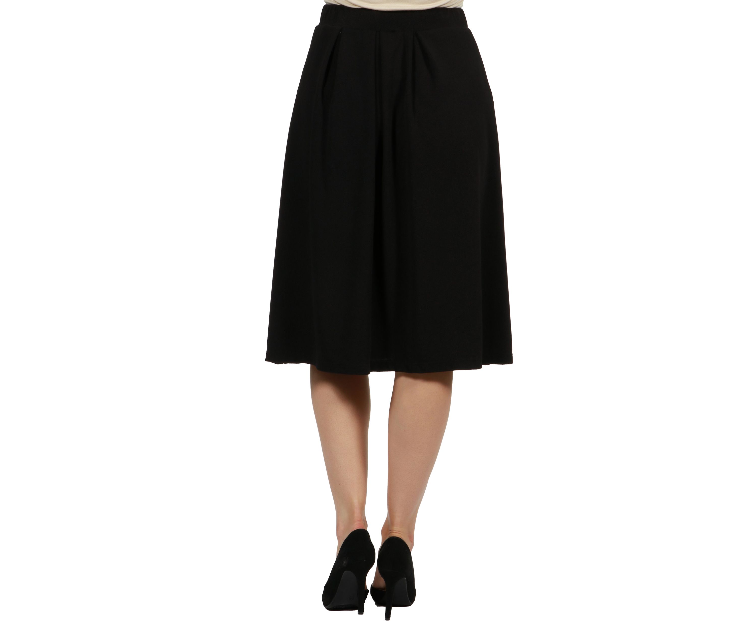 Womens Classic Knee Length Skirt
