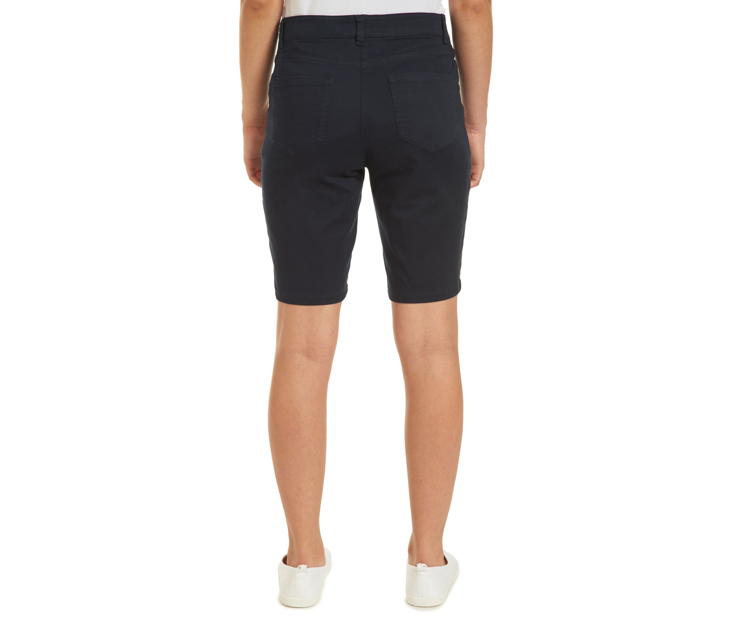 Juniors Sateen Bermuda Shorts
