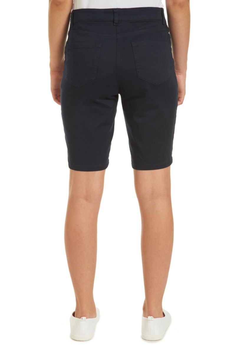 Juniors Sateen Bermuda Shorts