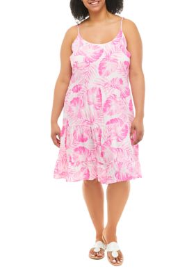 Plus Size Tiered Tank Dress