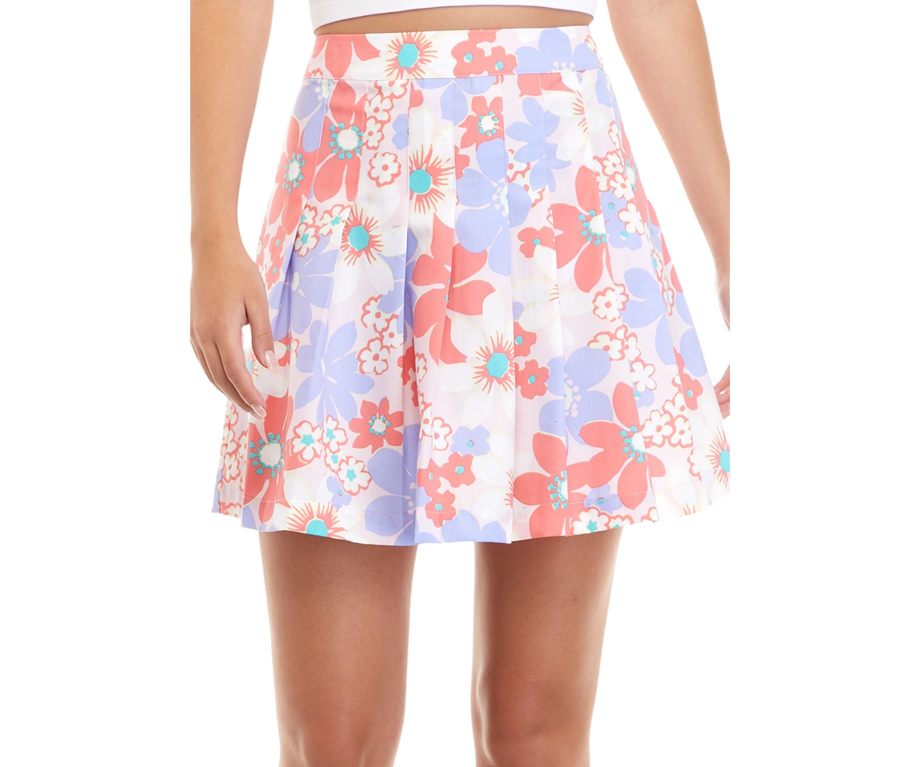 Juniors Pleated Skirt