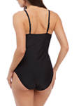 Belted One Piece Swimsuit 