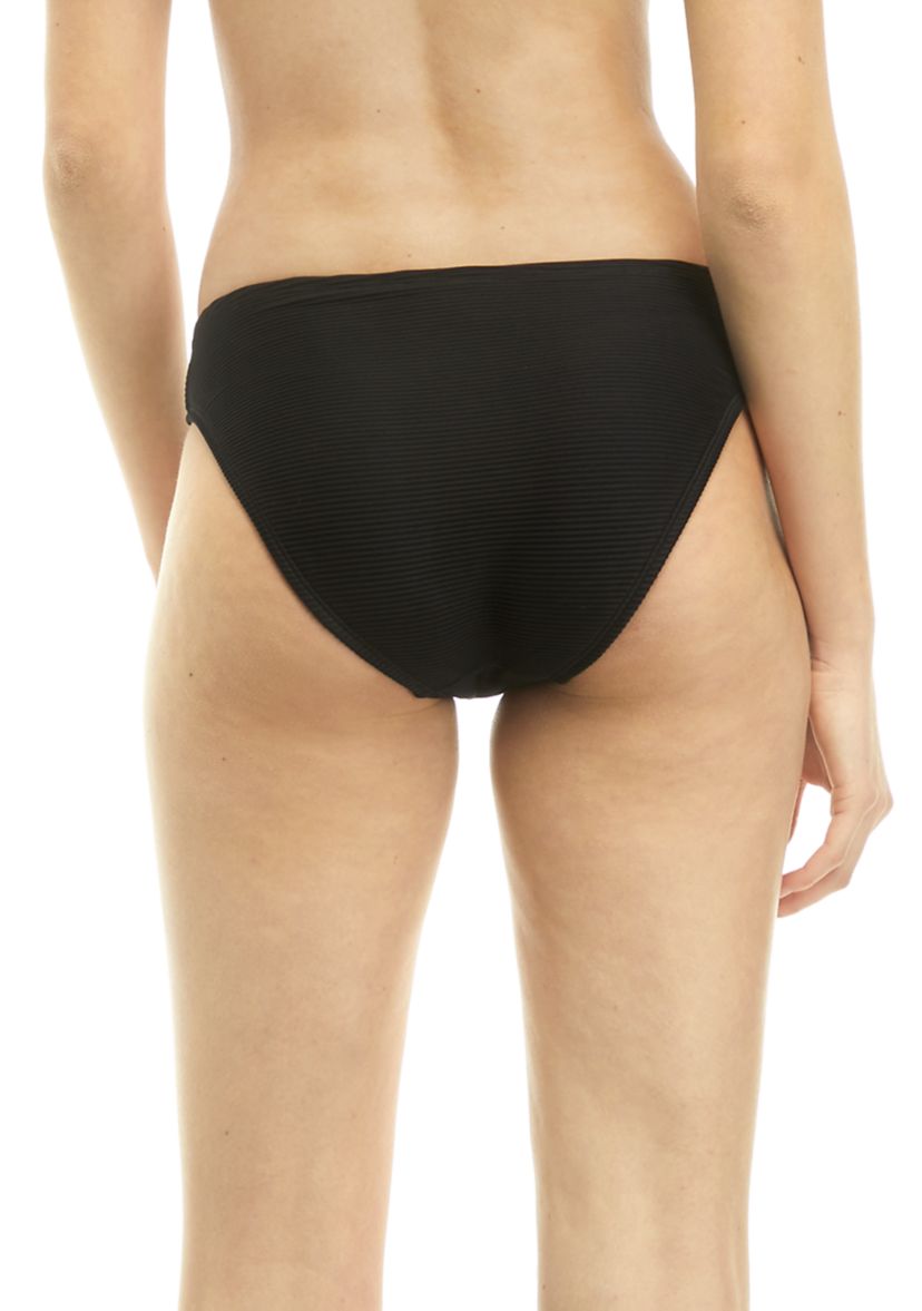 Ribbed Hipster Swim Bottoms