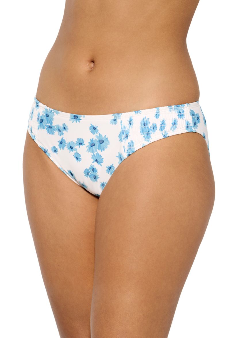 Daisy Dream Smocked Side Hipster Swim Bottoms