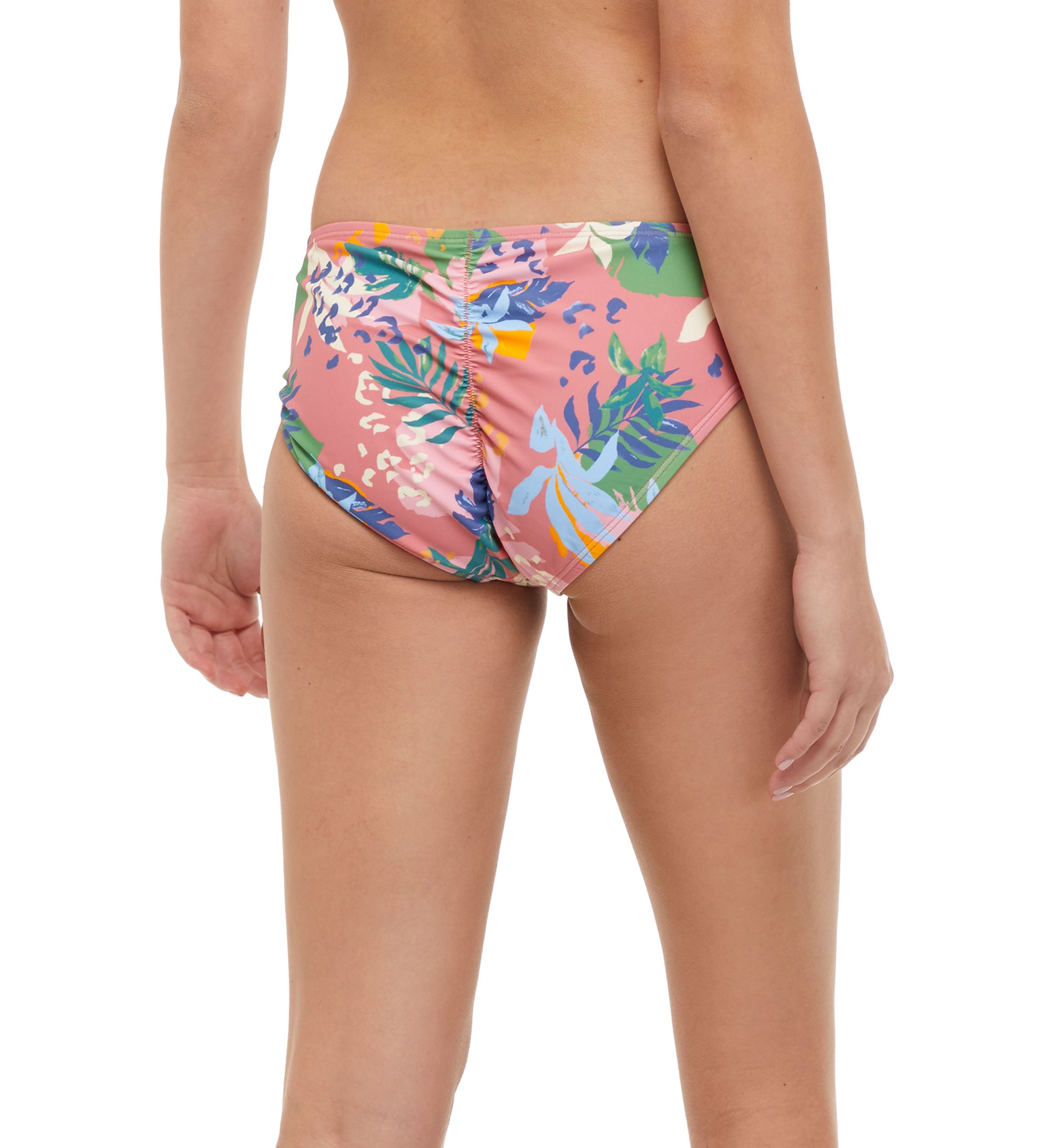 Tropical Print Hipster Swim Bottoms 