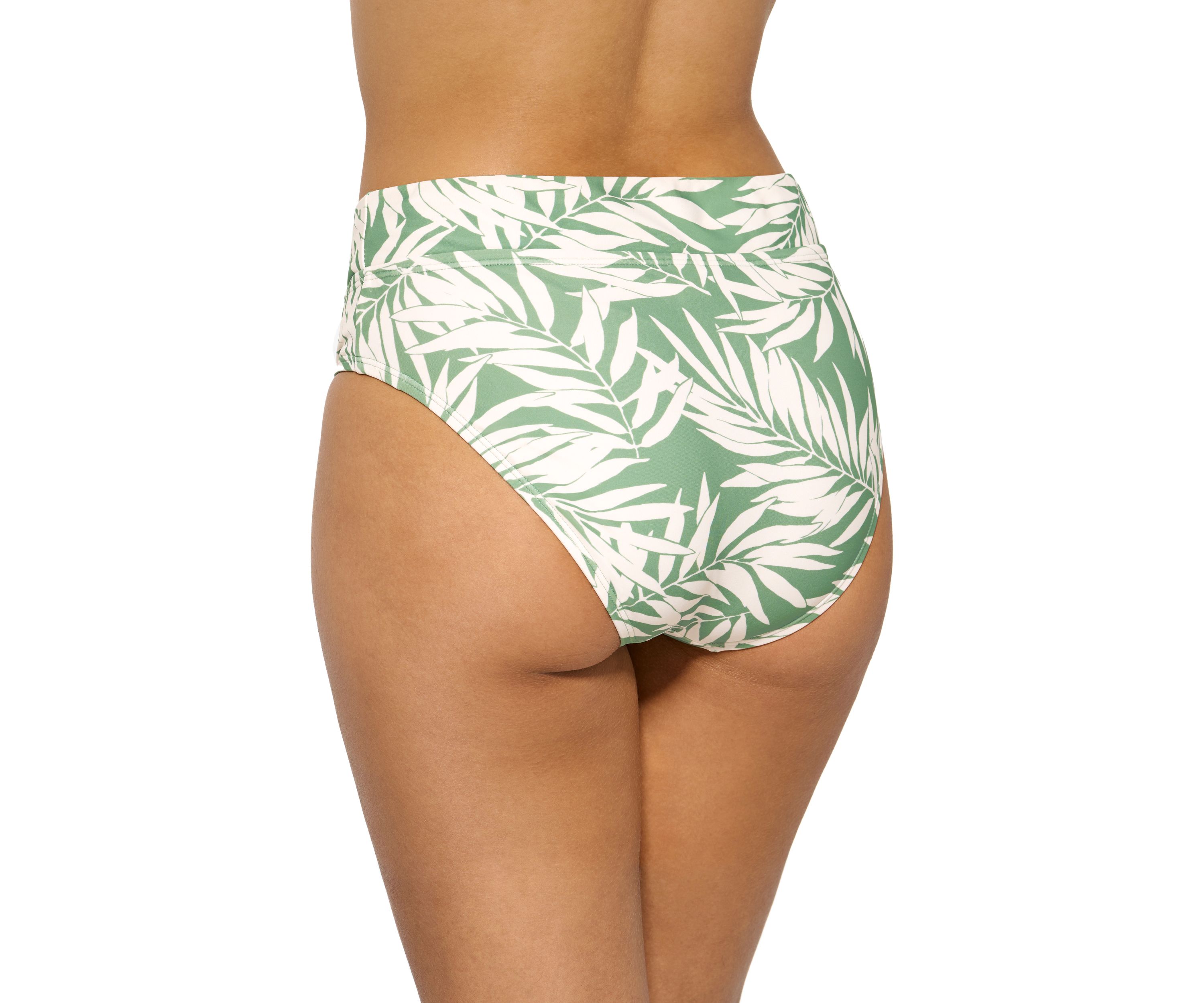 Jungle Nights High Waisted Swim Bottoms 