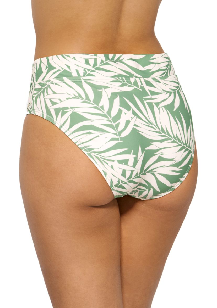 Jungle Nights High Waisted Swim Bottoms 