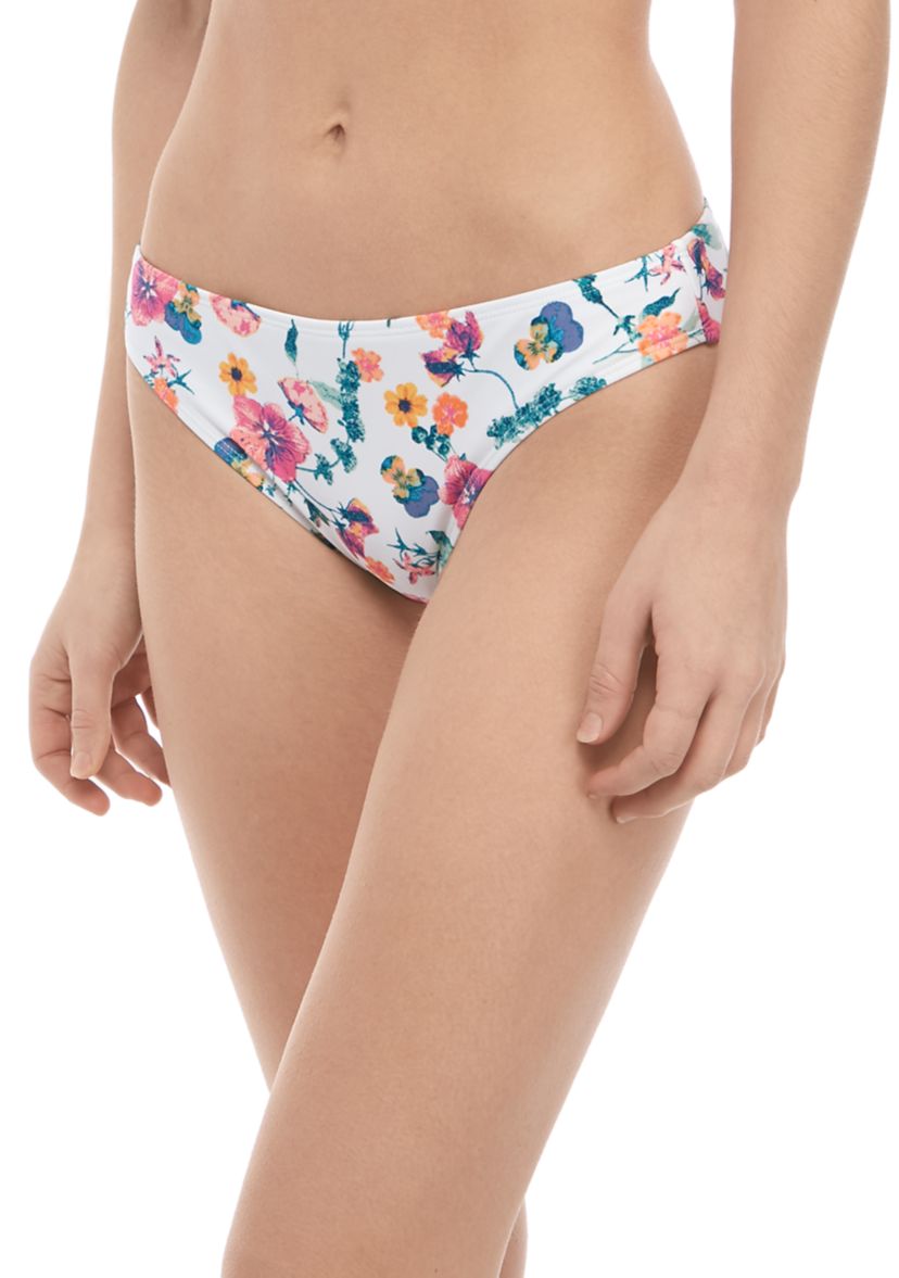 Pressed Flowers Hipster Swim Bottoms