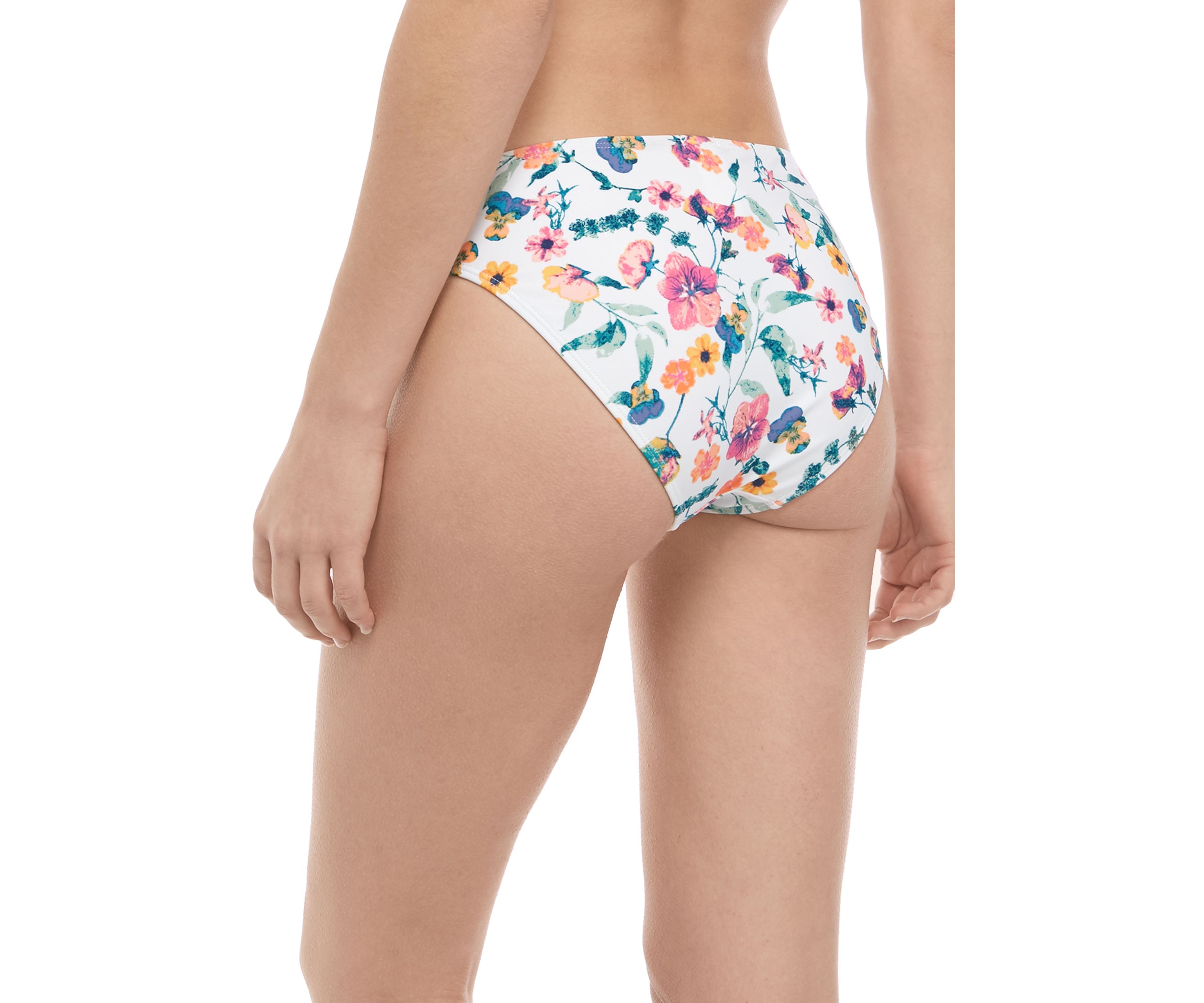 Pressed Flowers Hipster Swim Bottoms