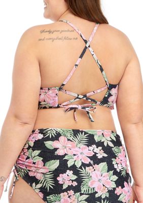 Plus Size Bikini Tops & Swim Tops with Underwire