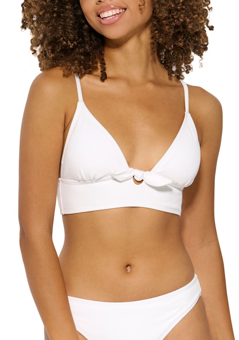 Skinny Rib Midkini Swim Top