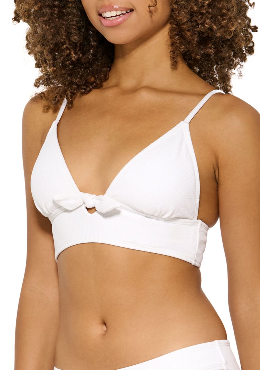 Skinny Rib Midkini Swim Top