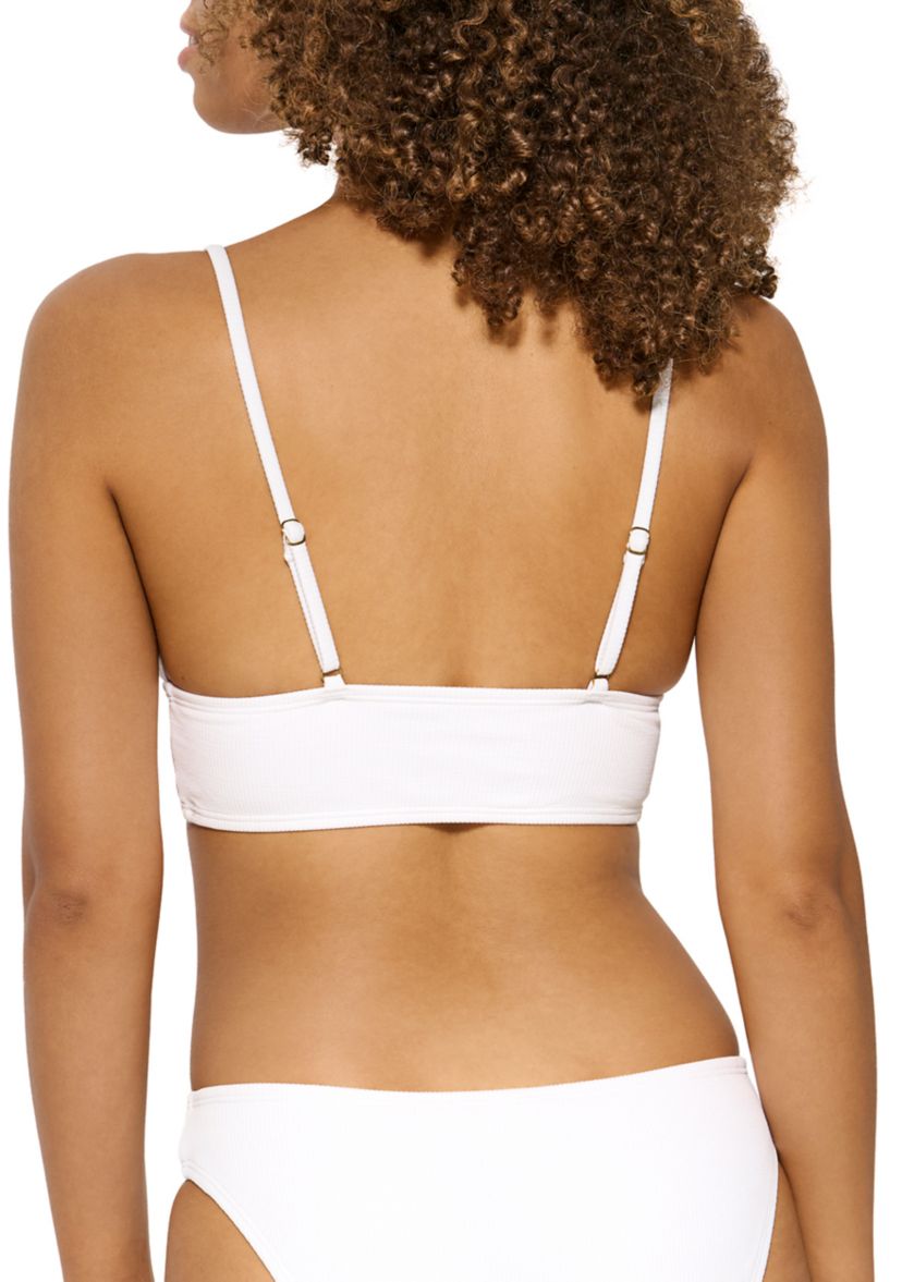 Skinny Rib Midkini Swim Top