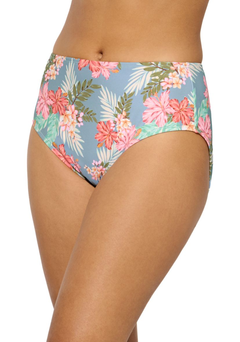 Tropics High Waisted Swim Bottoms
