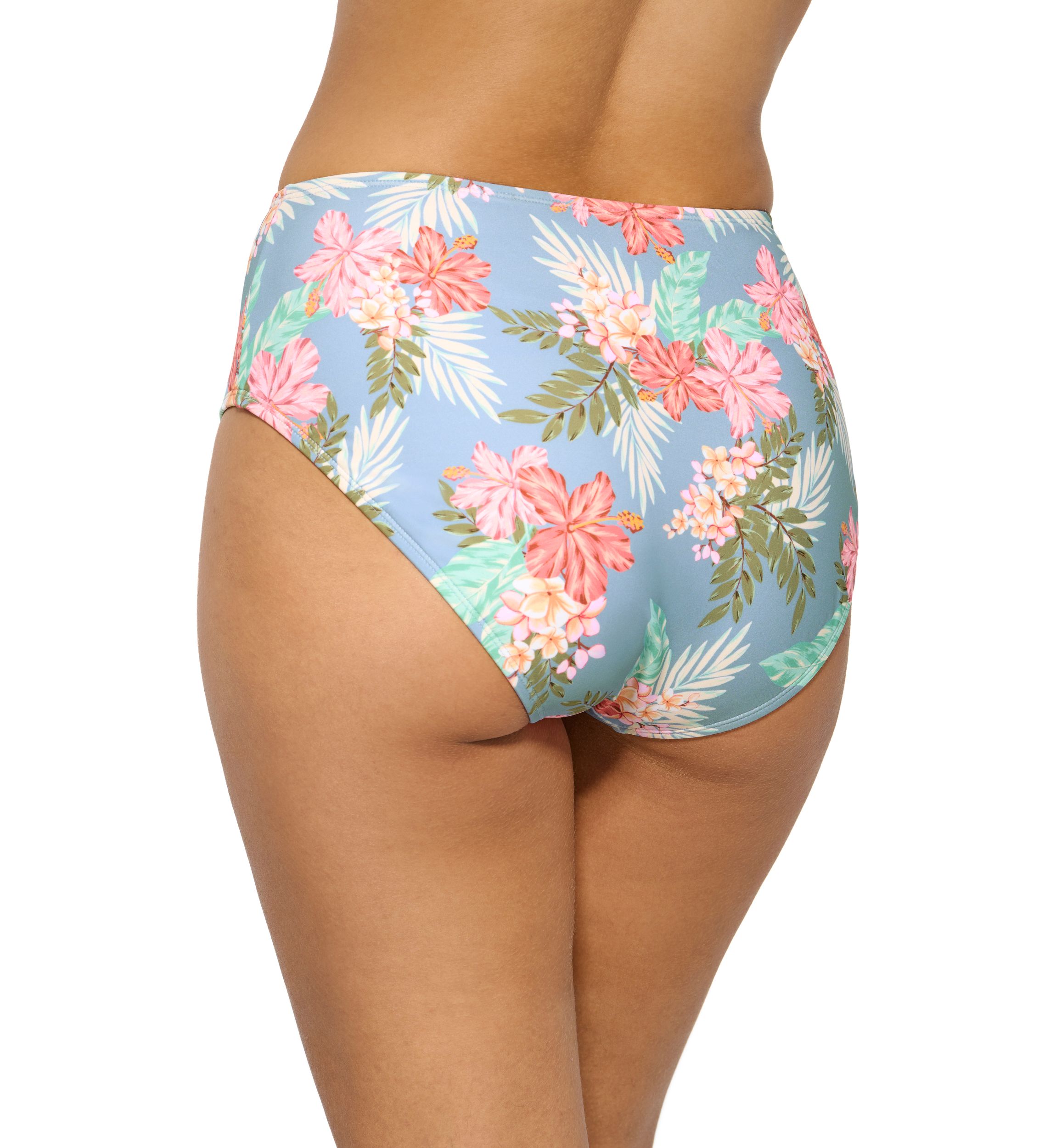 Tropics High Waisted Swim Bottoms
