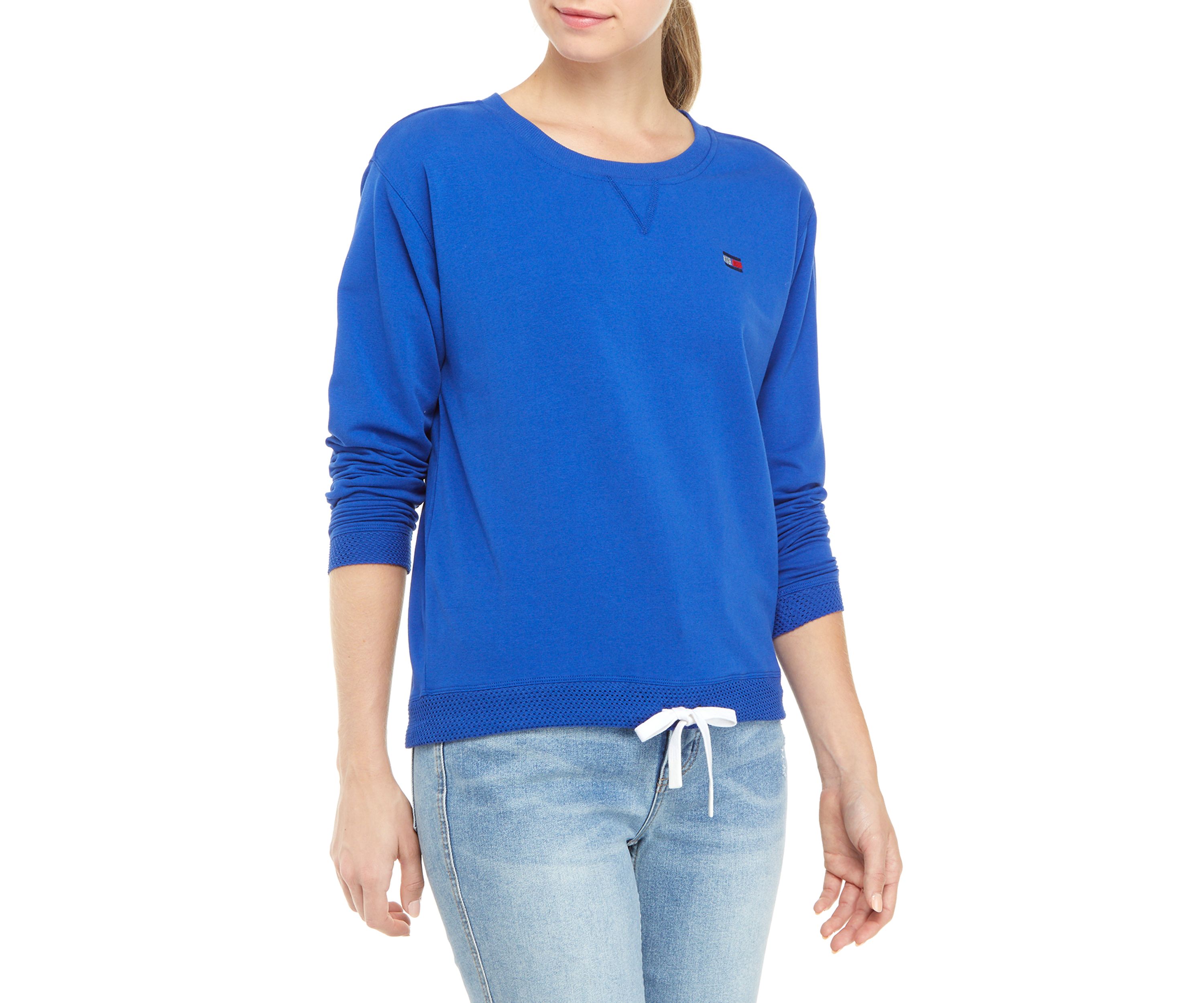 Cropped Crew Neck Pullover