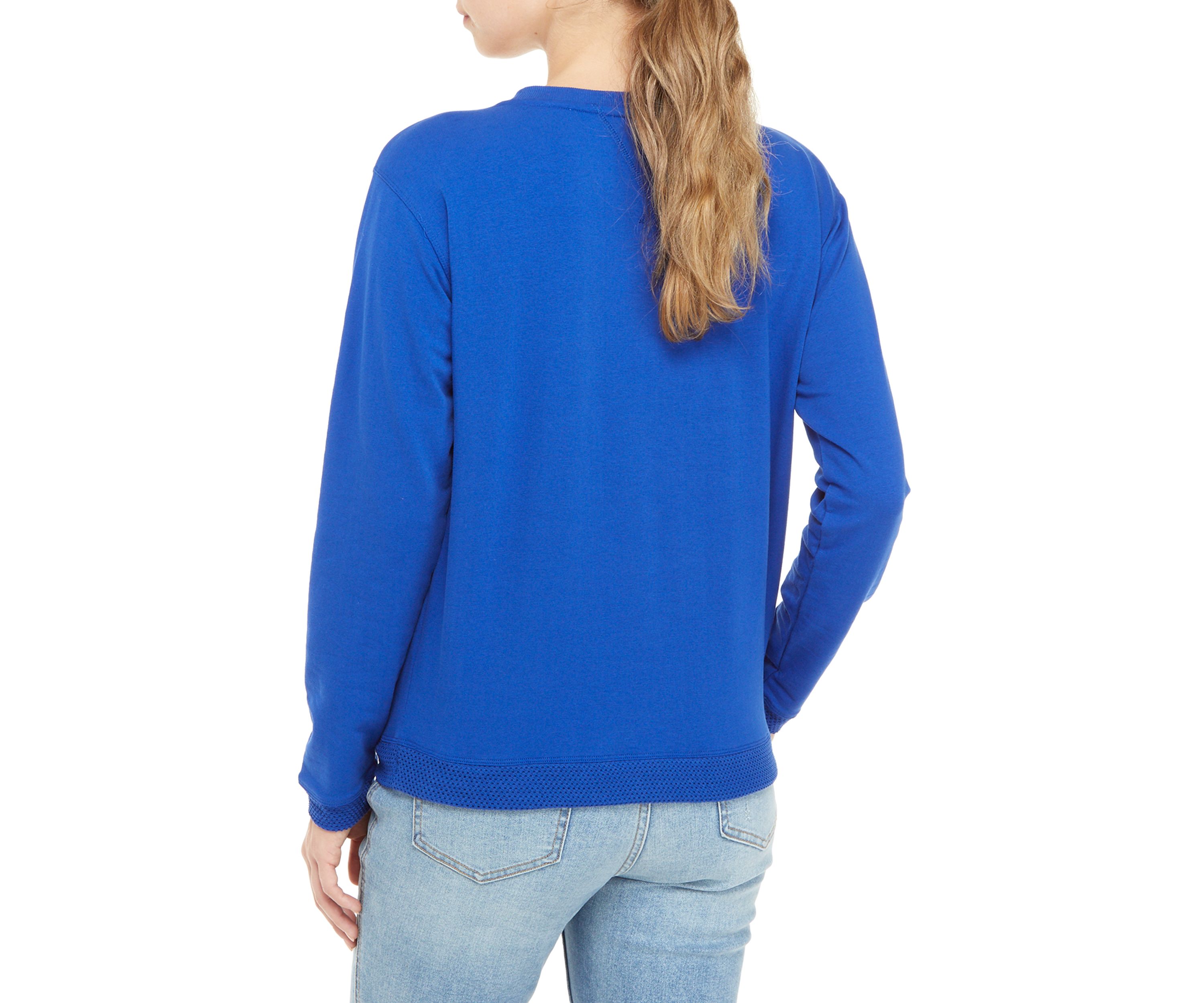 Cropped Crew Neck Pullover