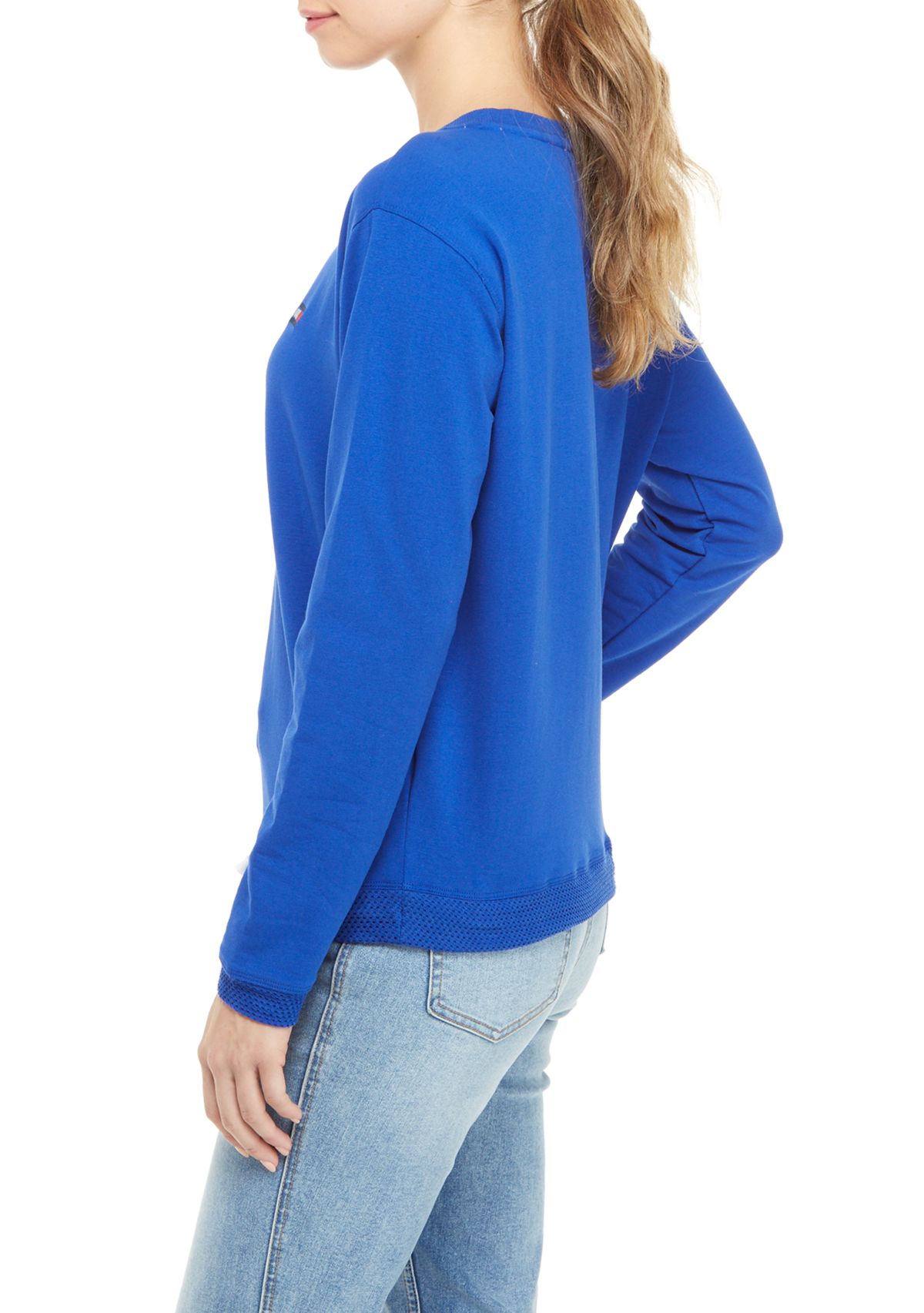 Cropped Crew Neck Pullover