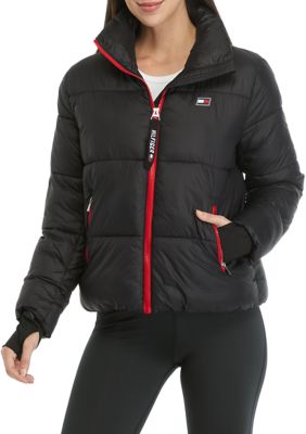 Tommy hilfiger sport store cropped puffer jacket