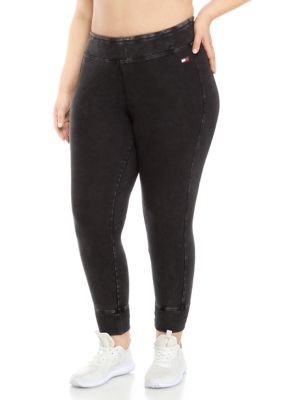 Buy Tommy Hilfiger women plus size full length high rise leggings