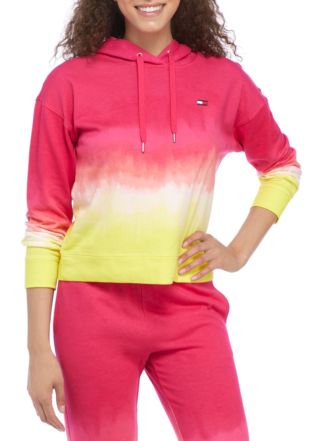 Pullover Hoodie with Elastic Cuffs