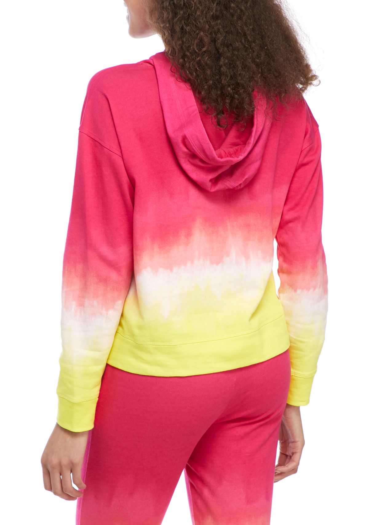 Pullover Hoodie with Elastic Cuffs