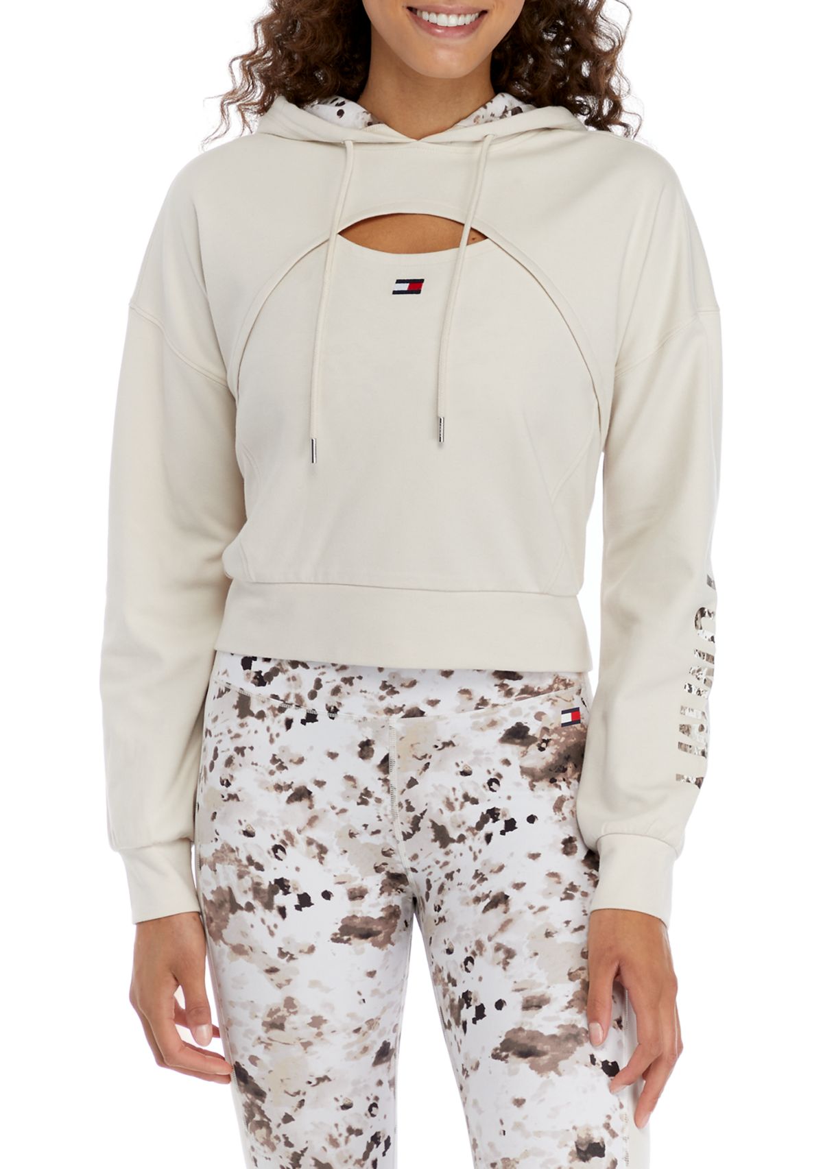 Keyhole Flange Pullover Hoodie