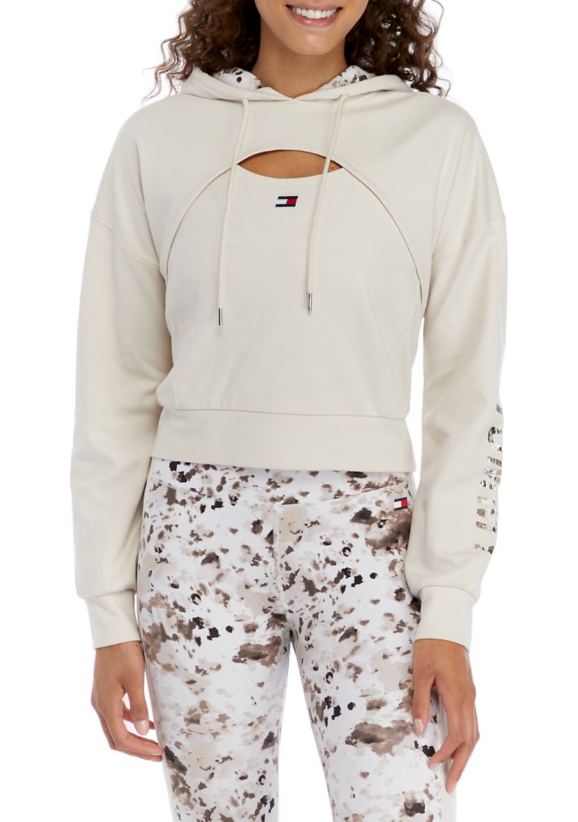 Keyhole Flange Pullover Hoodie