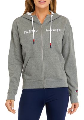 Tommy Sport Women's Zip up Hoodie with Logo