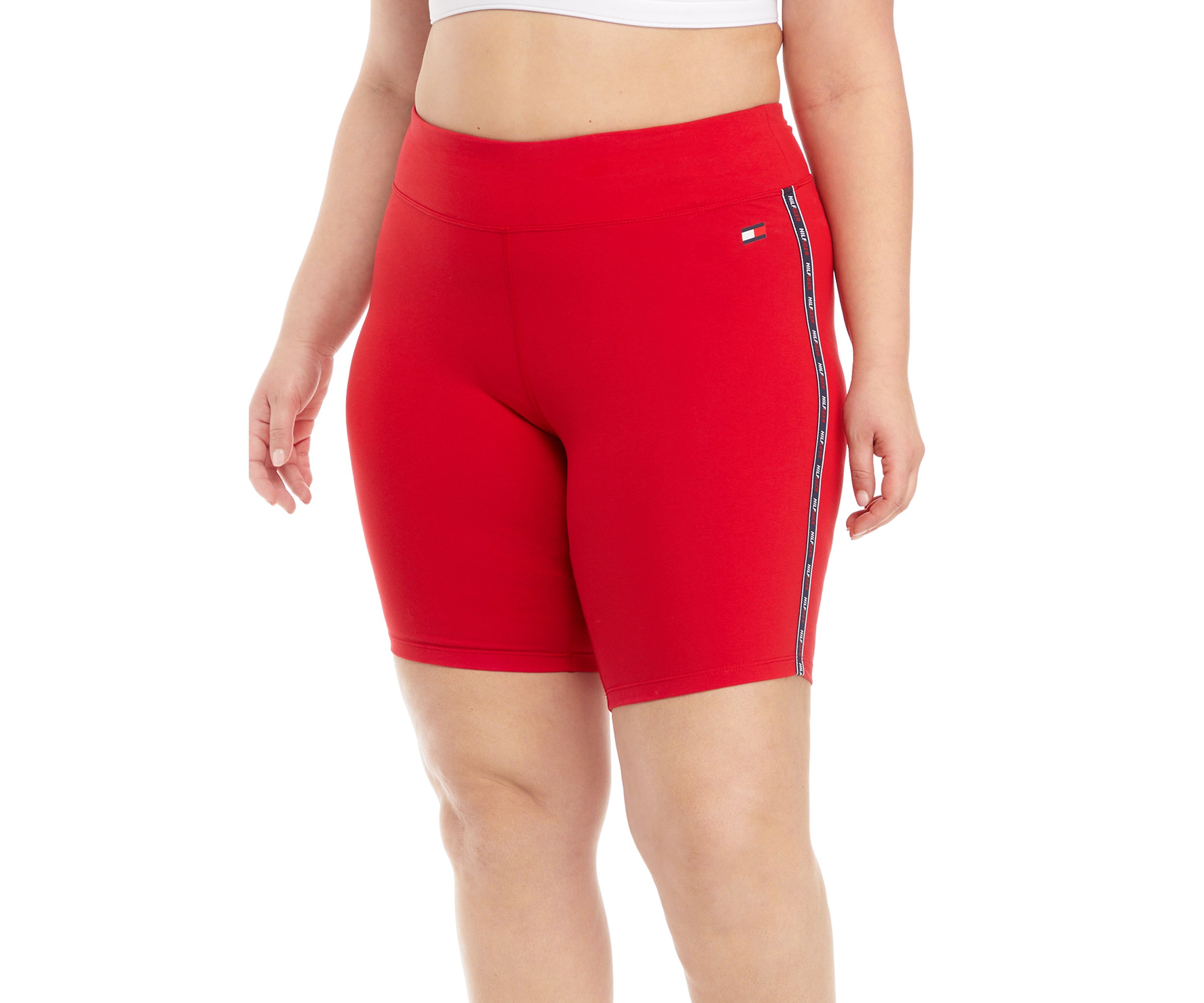 Plus Size High Rise Bike Shorts 
