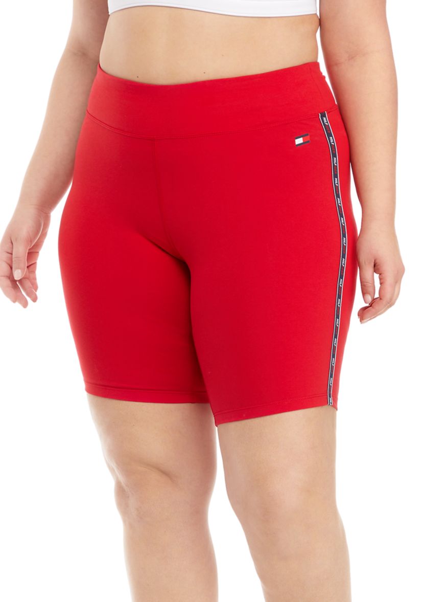 Plus Size High Rise Bike Shorts 