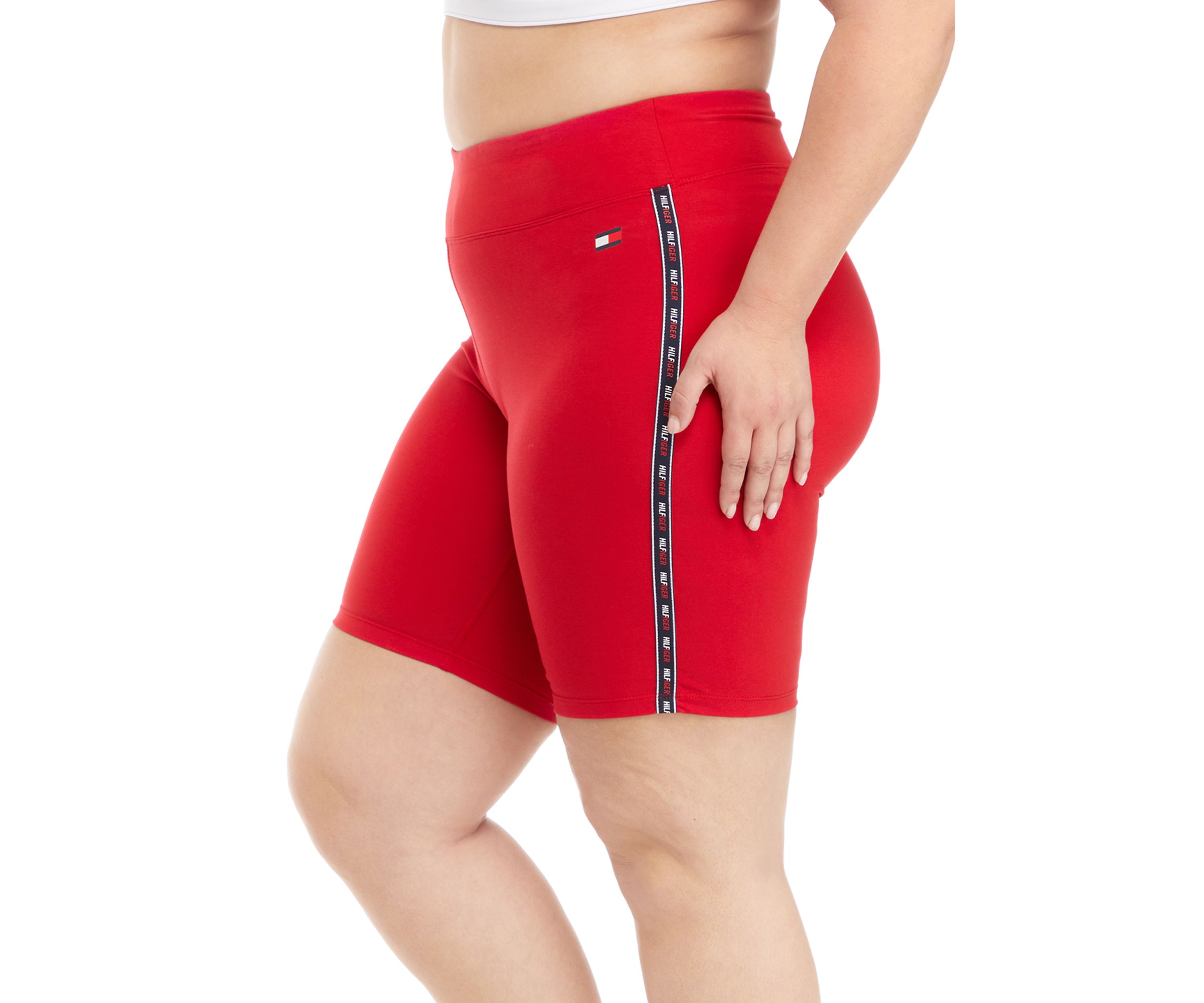 Plus Size High Rise Bike Shorts 