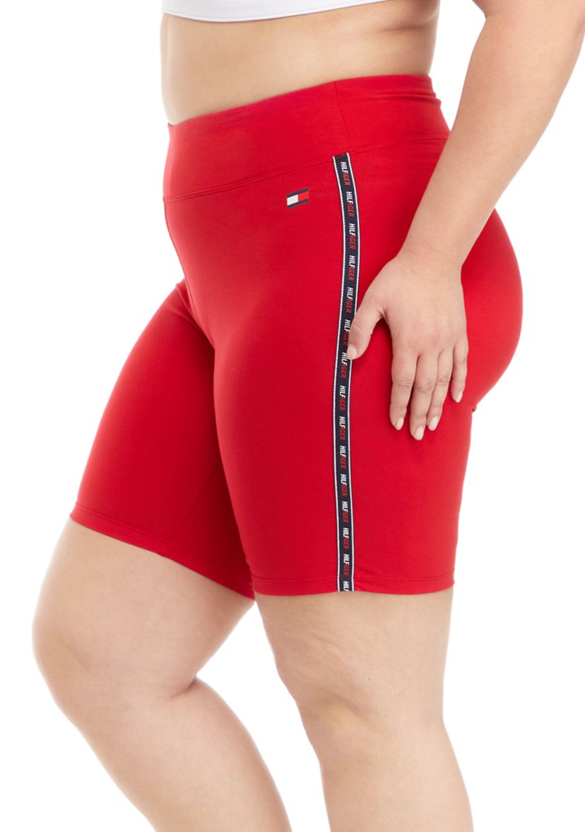 Plus Size High Rise Bike Shorts 