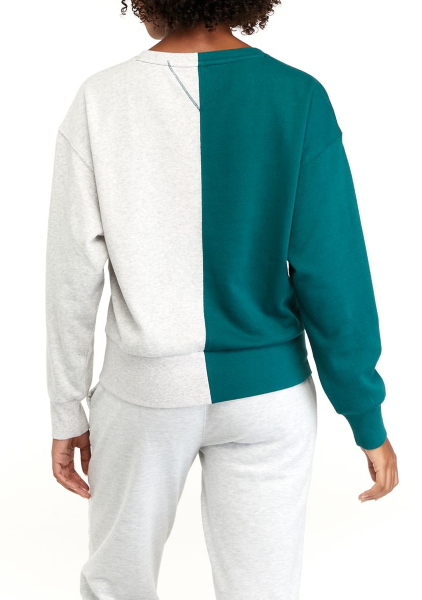 Crew Neck Split Logo Sweatshirt